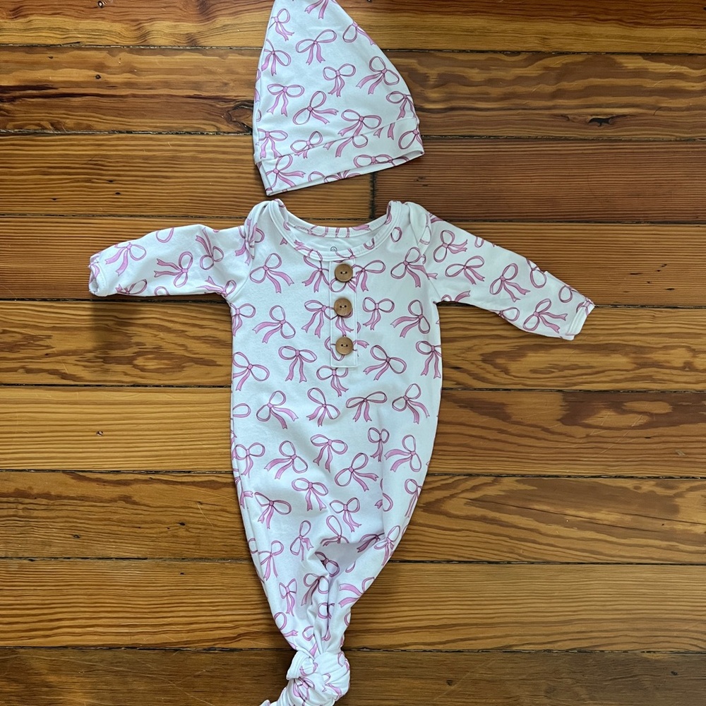 Caden Lane Newborn Gown